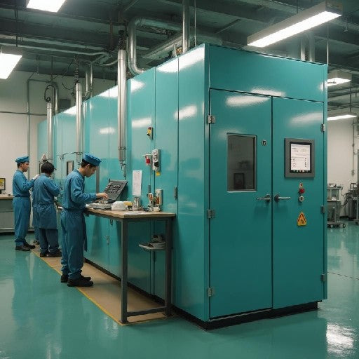 Industrial refrigeration equipment serviced by ChillCore team