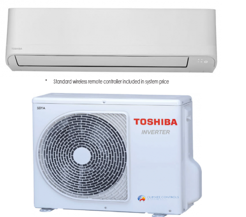 RAS High-Wall Inverter Split System – SEIYA (2.5KW) with Free Installation UK | Chillcore