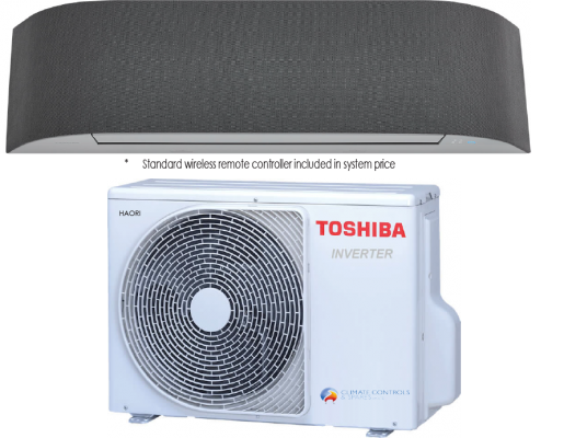 Toshiba RAS High-Wall Inverter Split System – HAORI (2.5KW) with Free Installation UK | Chillcore