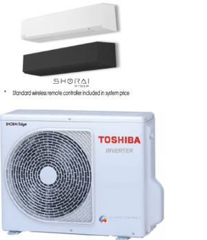 Toshiba RAS High-Wall Inverter Split System – SHORAI Edge (3.5KW) with Free Installation UK | Chillcore